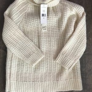 Ralph Lauren Modern Cream Turtleneck Sweater
